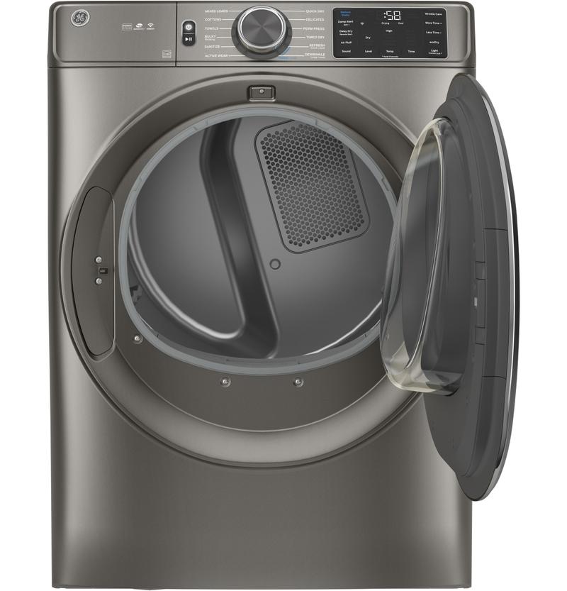 GE ENERGY STAR 7.8 cu. ft. Kapazität Smart Front Load Electric Dryer mit Dampf und Sanitize Cycle