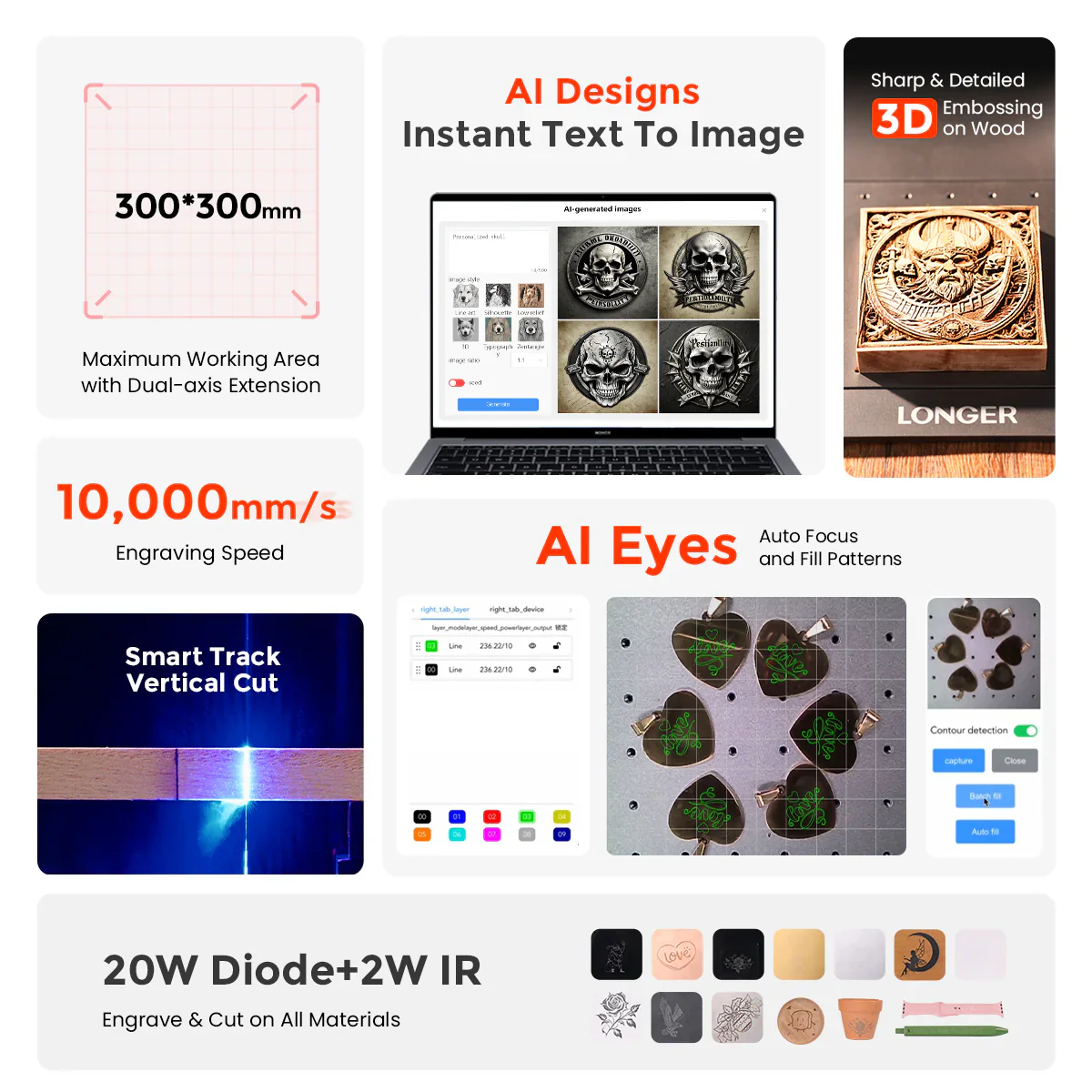 Nano Pro and Nano Duo laser engravers