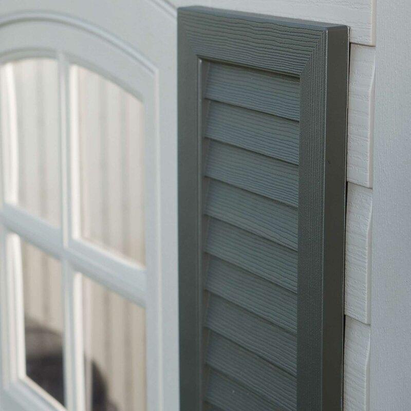 Dual Entry 15 ft. W x 8 ft. D Kunststoff-Lagerschale