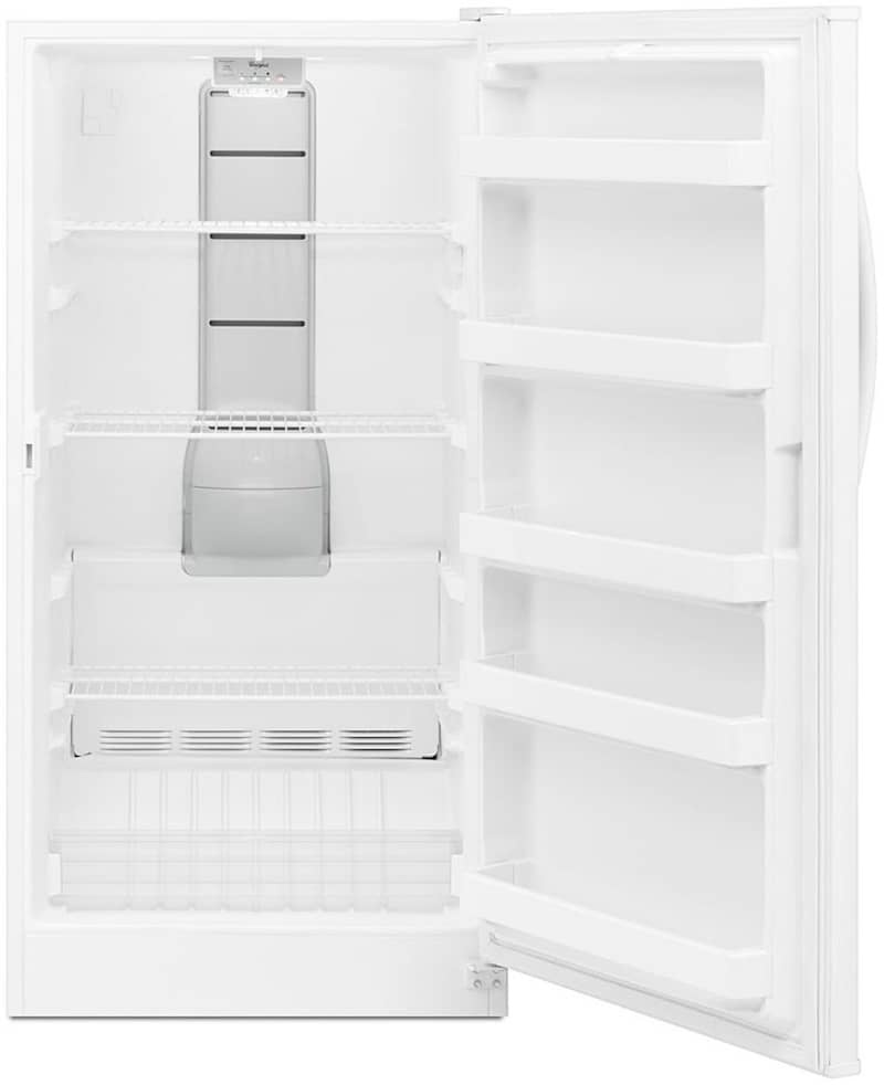 Whirlpool 16 Cu. Ft. Frost Free Upright Freezer, Electronic Controls, White