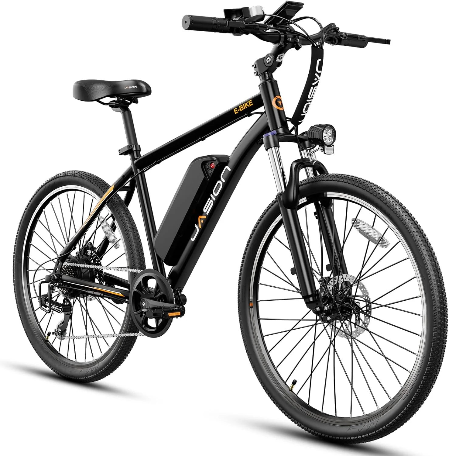 Jasion EB5 Electric Bike for Adults with Peak 40 Miles 20MPH Commuting Electric Mountain Bike