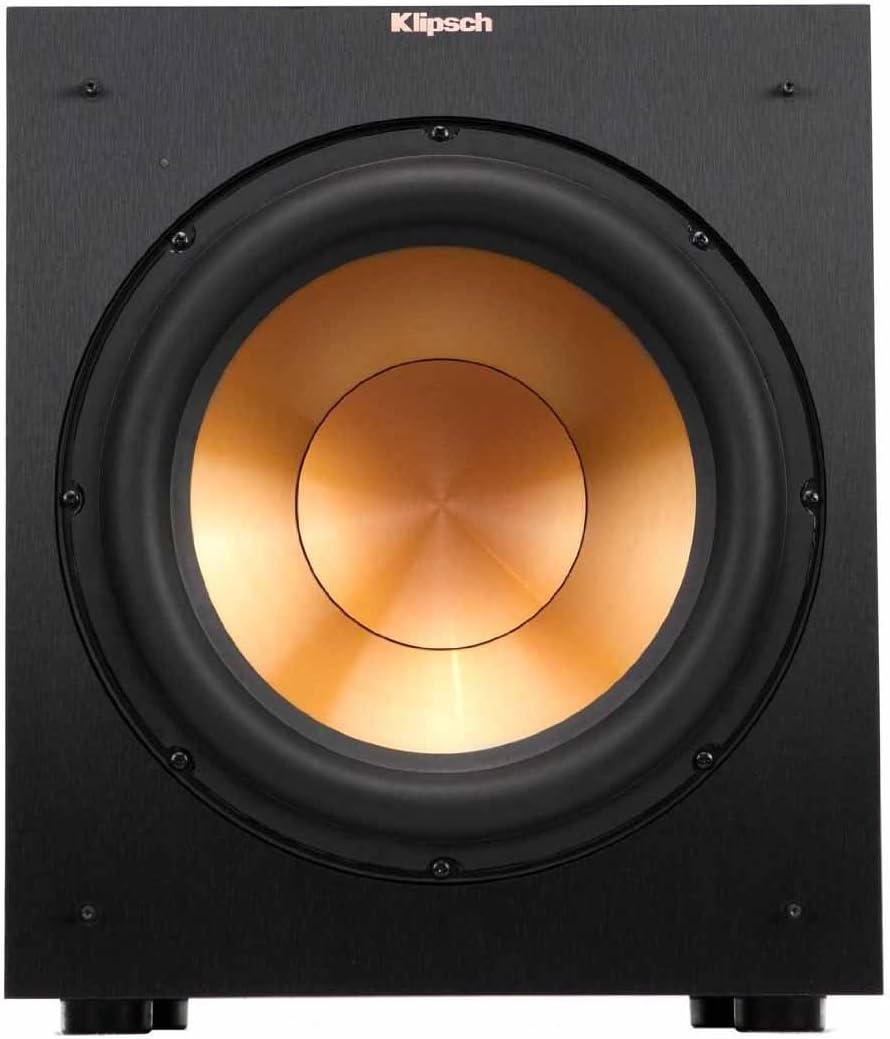 R-12SW Powerful Deep Bass Front Firing 12" Copper-Spun Driver 400W Digital Power Subwoofer 14" X 18.5" X 16"