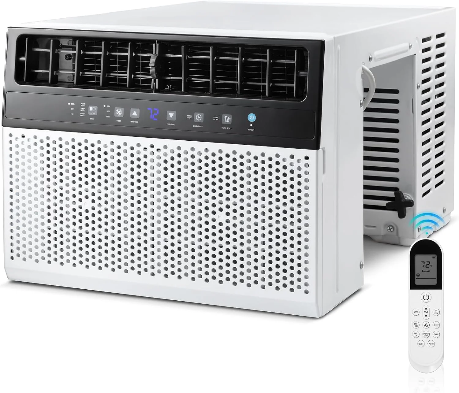 Antarctic Star 12,000 BTU U-Shaped Window Air Conditioner Unit Cools up to 550 Sq.Ft. with 6 Modes 24H Timer, Ultra Quiet Window AC Units