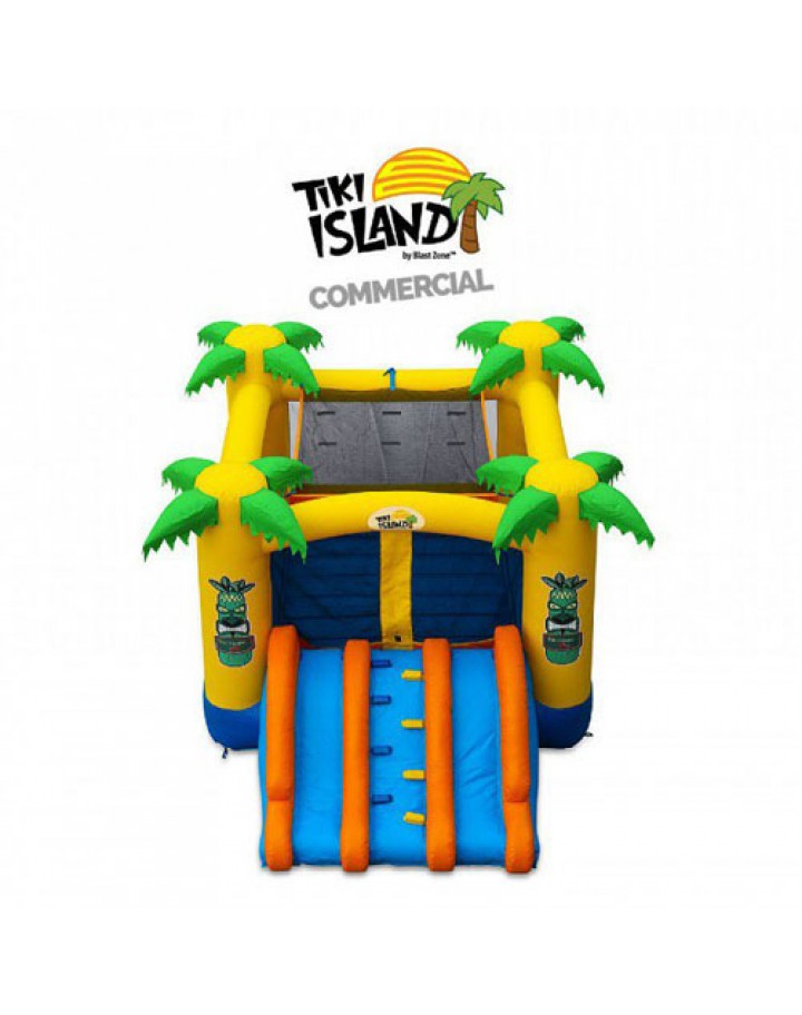 Tiki Island Combo 13 Commercial Inflatable Bouncers with Dia