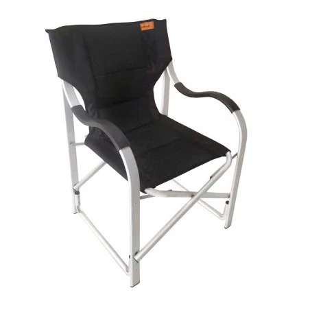 Midland Black Direktor Chair - Folding camping chair