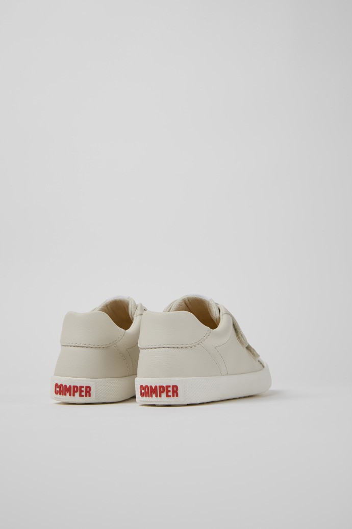 Pursuit White Leather Shoes for Boys