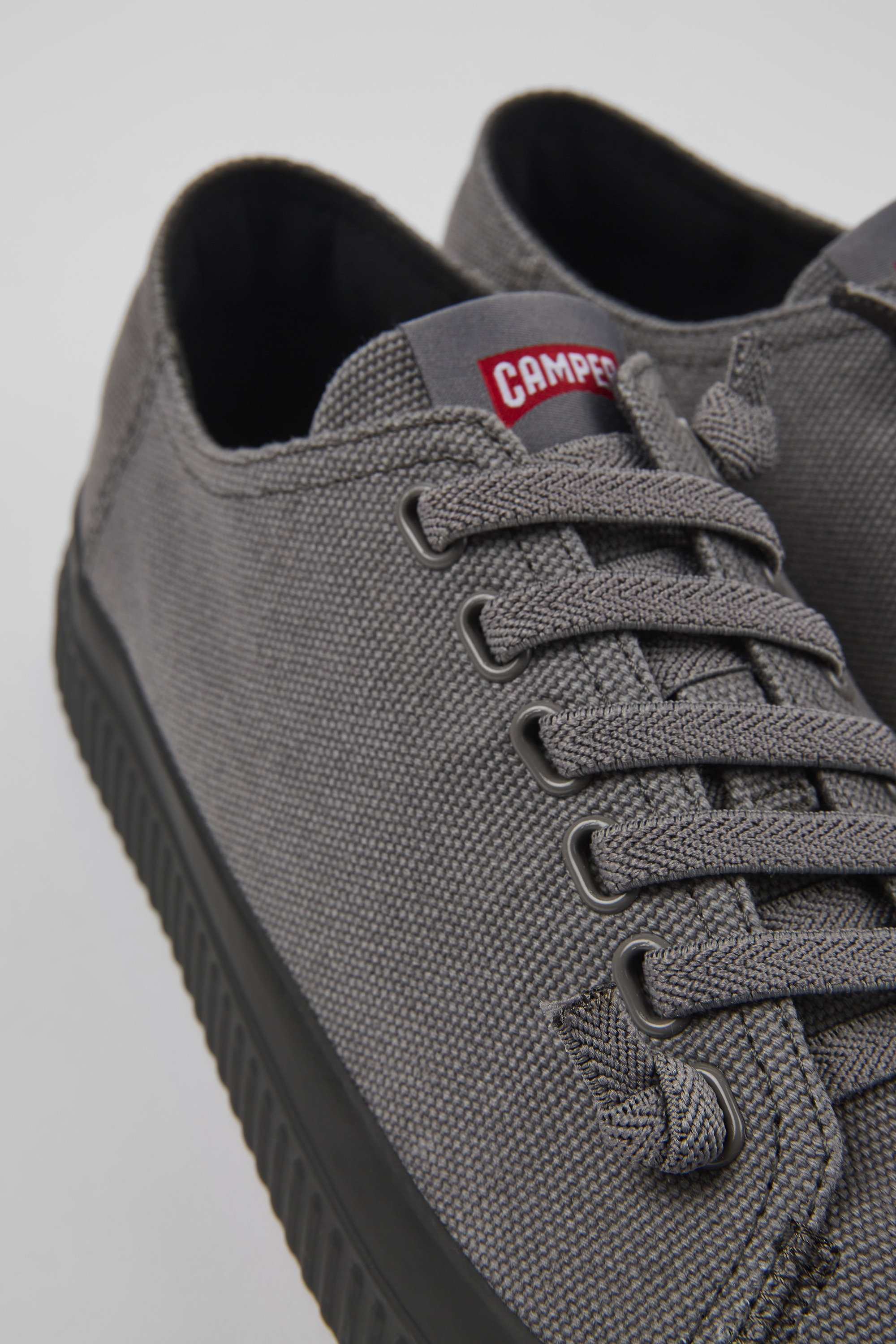 Peu Roda - Gray recycled cotton sneakers for men