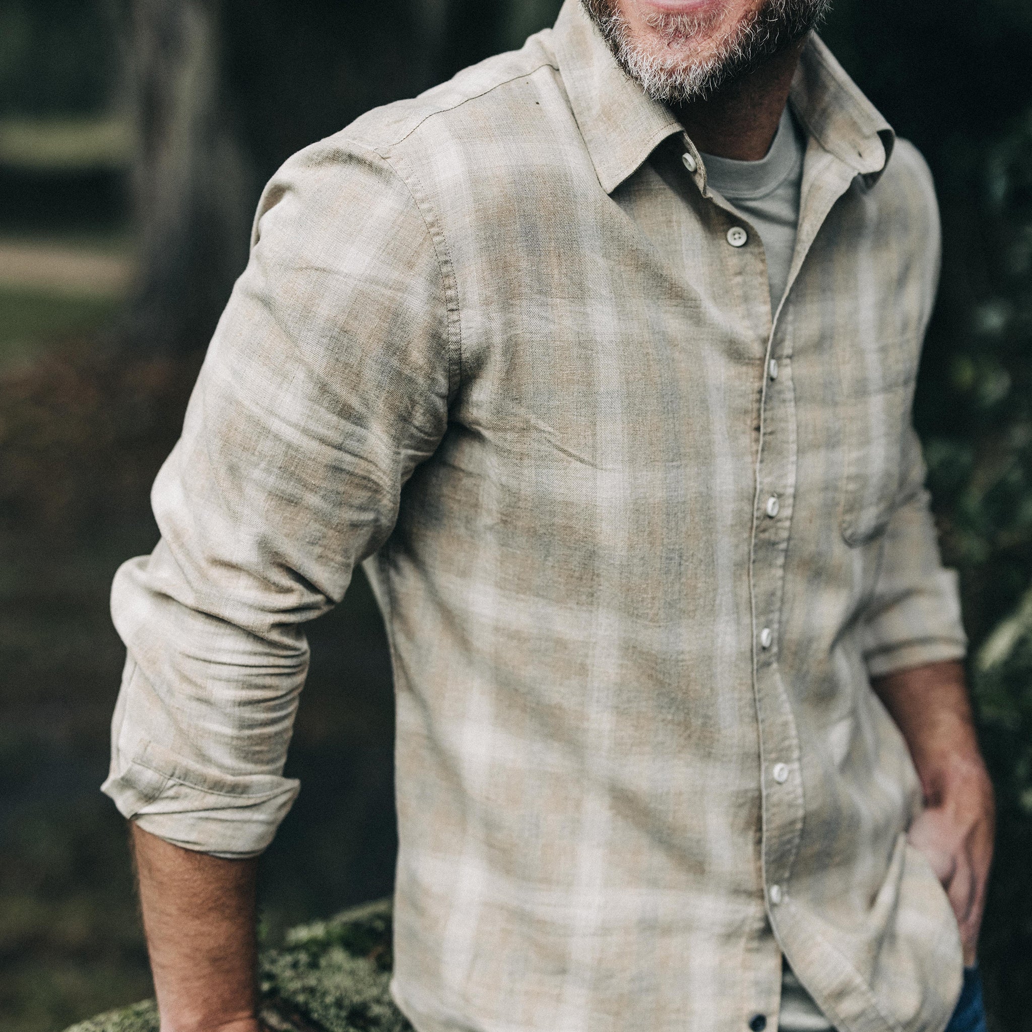 The California in Heathered Sunrise Plaid