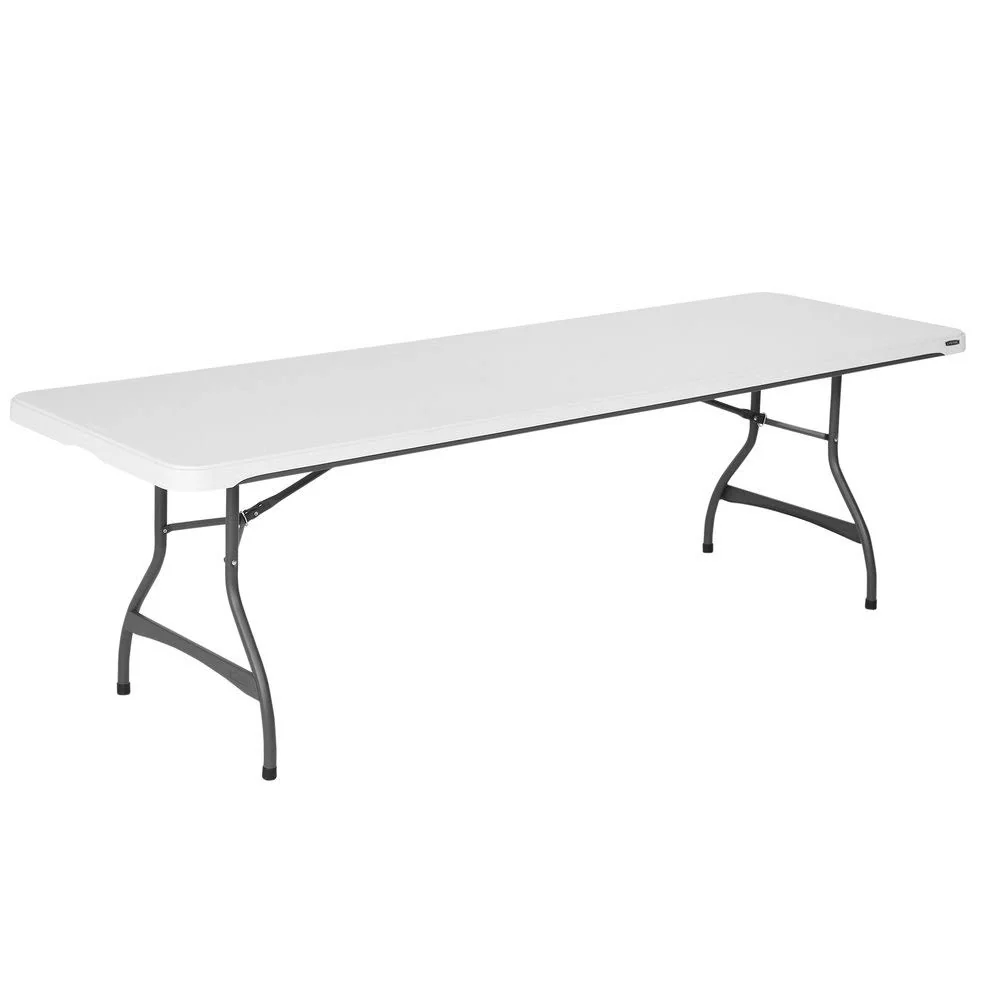 Lifetime 4-Pack Commercial Stacking 8 ft Folding Table - White (80344)