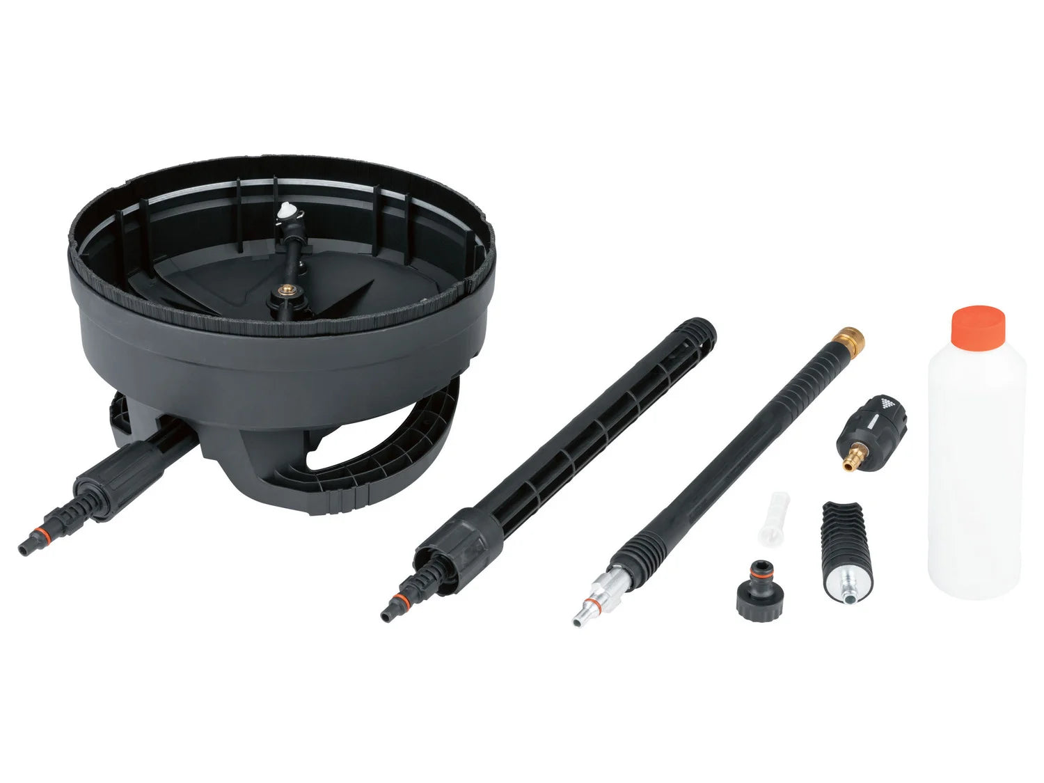 PARKSIDE PERFORMANCE high-pressure cleaner PHDP 180 B2, LC display on the pistol grip, 180 bar