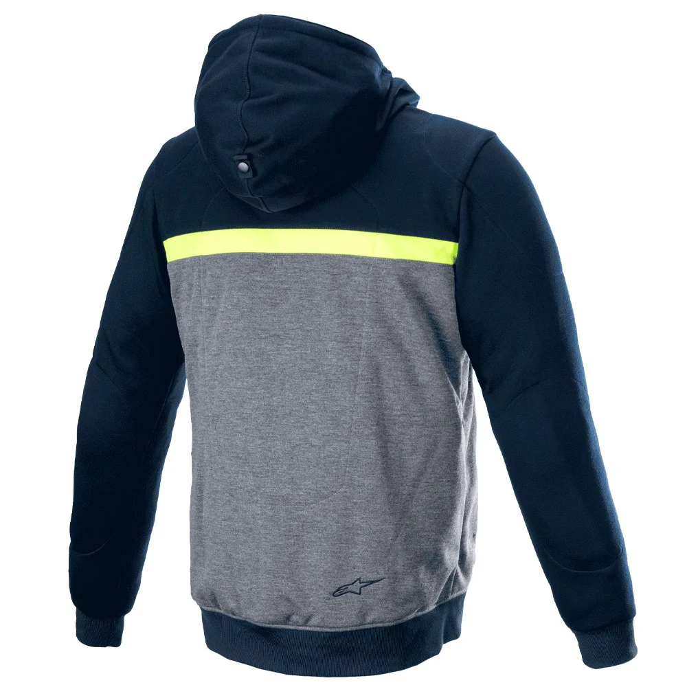 SUDADERA ALPINESTARS CHROME STREET AZUL / GRIS