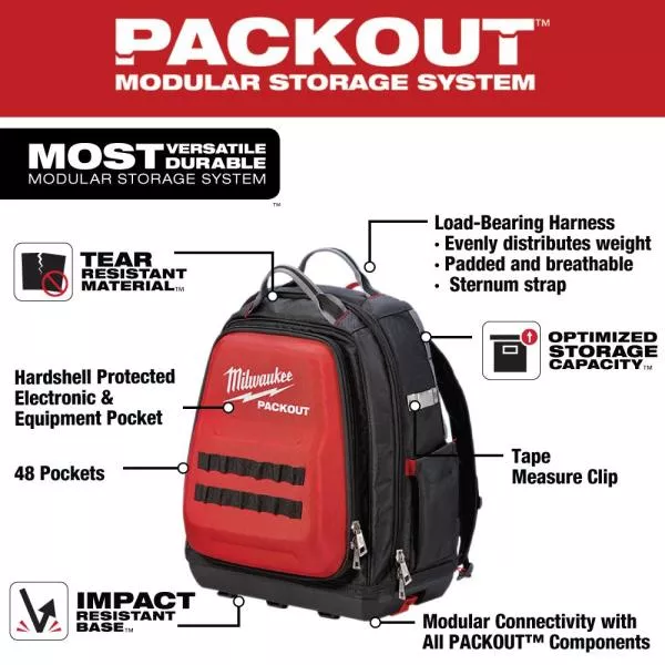 15 in. PACKOUT backpack with 15 in. tote