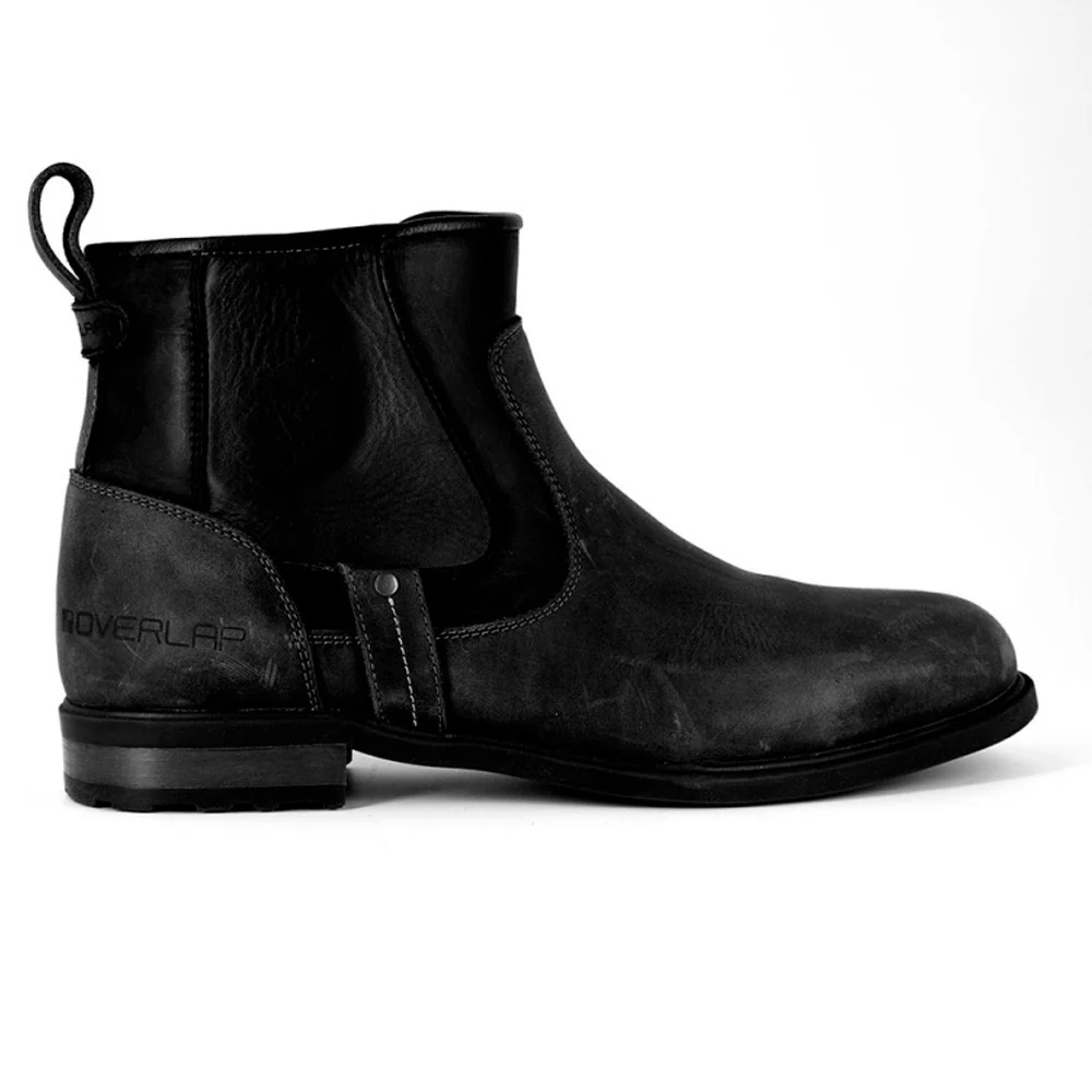 BOOTS-OVERLAP UNDY BLACK